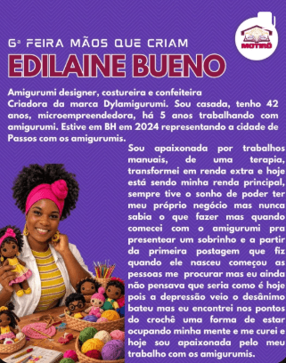 Cartaz da 6ª Feira Mãos que Criam