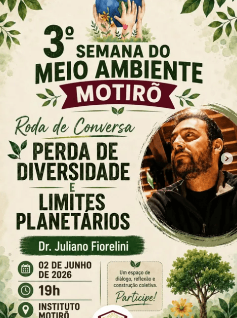 Cartaz da roda de conversa com Dr. Juliano Fiorelini